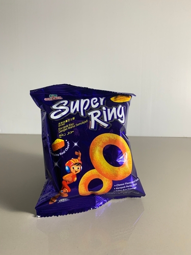 SUPER RING Cheese Flavored Snack Recommended by BLACKPINK 10 Packs x 60g