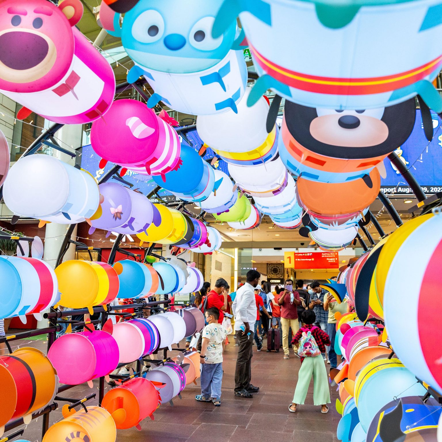 Jurong Point Has IG-Worthy Tsum Tsum Display With Lantern Tunnel 