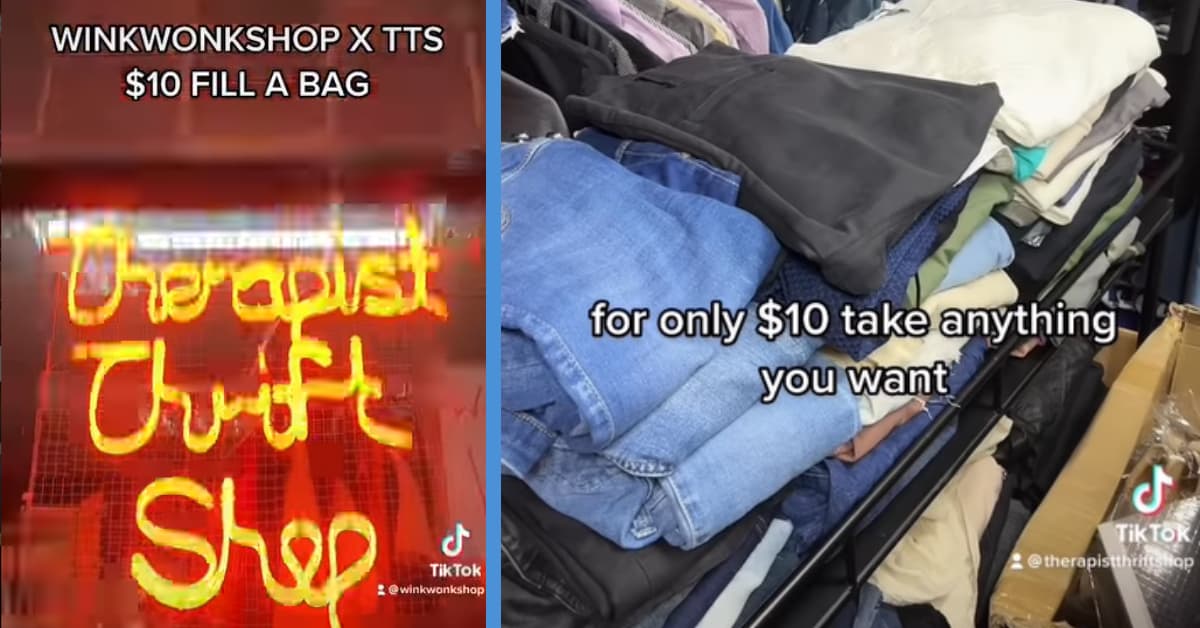 Bukit Timah Thrift Store Lets You Put Unlimited Clothes in a Bag for $10