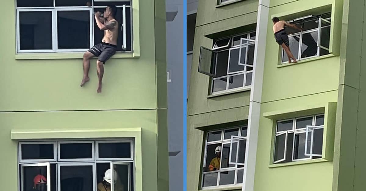 Man Dangled Outside HDB Flat at the 11th Floor & Was Reportedly Kicked ...