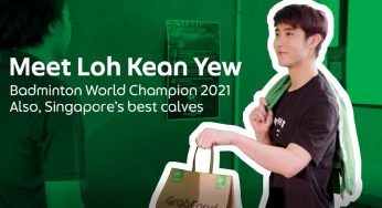 Badminton Star Loh Kean Yew Becomes Grab Ambassador & Becomes a Food Delivery Rider for a Day