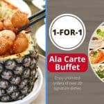 Don’t Say Bojio: Peach Garden 1-For-1 A La Carte Buffet in 2 Outlets Until 30 Sept