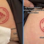 S’pore Man Literally Tattooed the HPB’s ‘Heathier Choice’ Symbol on His Leg But With a Twist