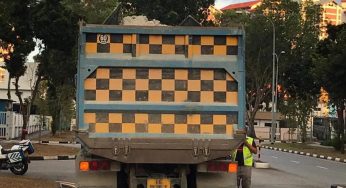 Overloaded Truck Driver Fled from LTA Officer for 4 Hours Coz His Boss Told Him to ‘Try Running Away’