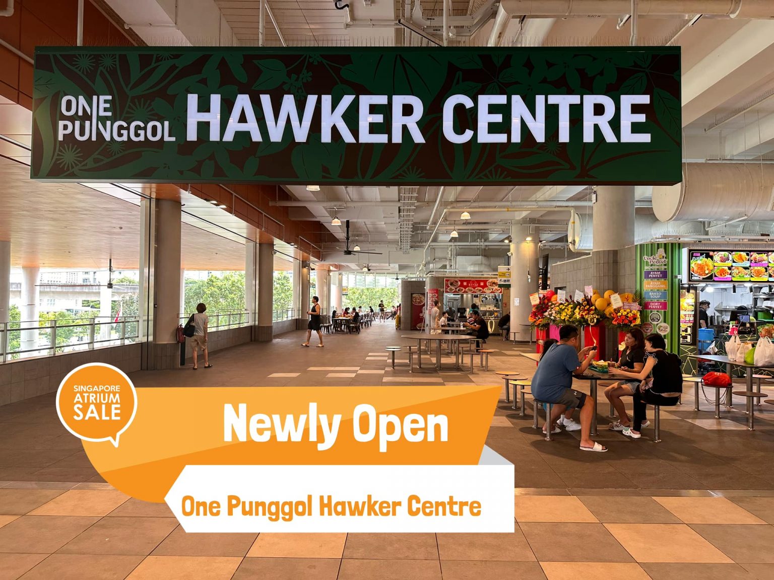 One Punggol Hawker Centre Opened With Popular Stalls Like Whampoa Nasi