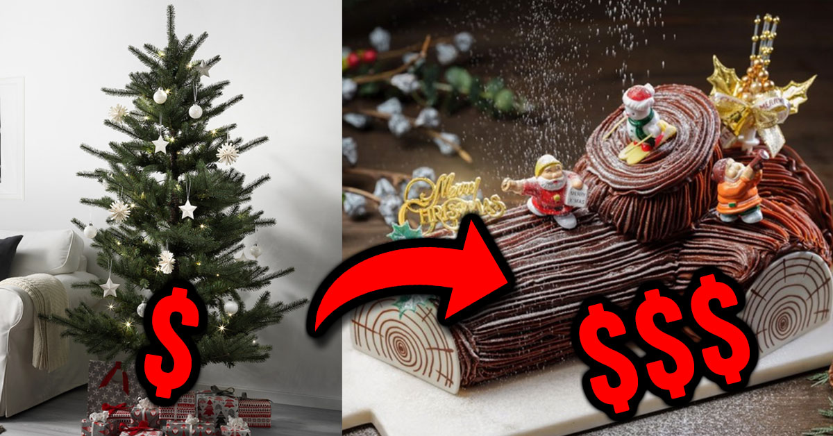 There’s a Shortage of Christmas Trees & Log Cakes in S’pore Goody Feed