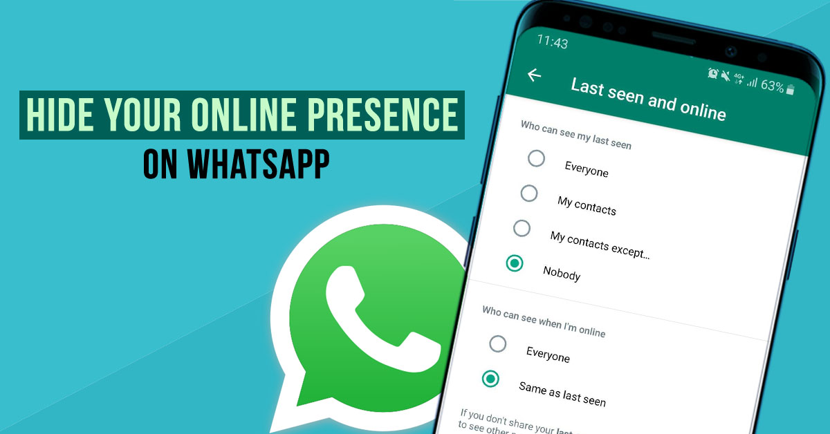 comment activer la presence en ligne sur whatsapp