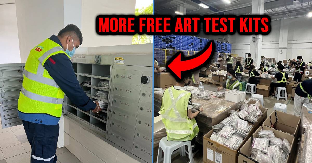 S'pore Giving Free ART Kits Again Due to the Festive Season Goody Feed