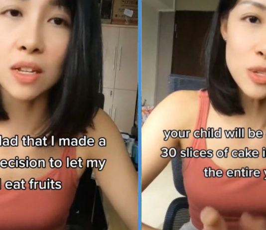 Netizens Slammed Mum Who Got Her Child to Eat Fruits Instead of Cake on His Birthday