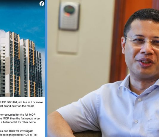 Minister Confirms That You Cannot Buy a BTO & Not Live in It for 5 Years