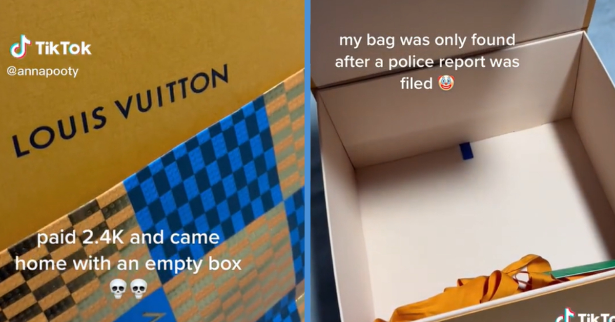 Louis V-gone: Woman says she paid $2,400 for handbag but got an empty box  instead, Singapore News - AsiaOne