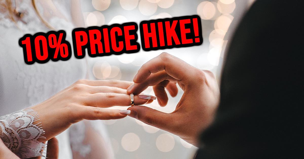 Getting Married in 2023 Will be Much More Expensive Goody Feed