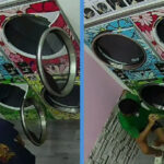 Teen Caught on Camera Climbing into Dryer at a Whampoa Self-Service Laundry & Spoiling It