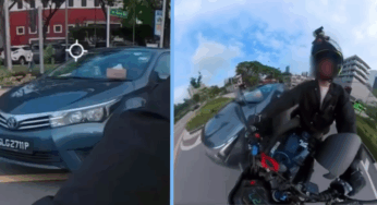 Impatient Driver Caught on Camera in Hit & Run Incident at North Bridge Road Junction