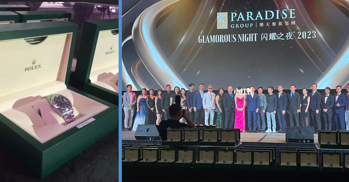 Paradise Group Gave 100 Rolex Watches to People Who Have Worked