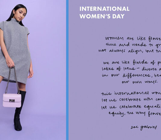 Teen in Charles & Keith Saga Models for the Brand for International Women’s Day 2023