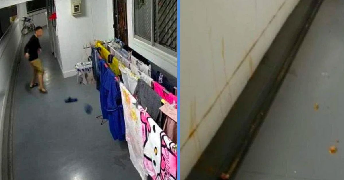 Neighbour So Triggered with Noise in Hougang HDB, He Threw Eggs & Curry Sauce on Resident’s Unit