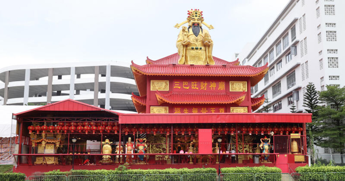 Sembawang God of Wealth Temple Reopening Today (30 Apr) After Large