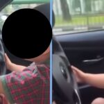 Baby Toddler Filmed Driving a Moving Car in S’pore; Netizens are not Amused