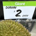 Giant Tampines Selling Durians like MSW from $2 a Piece