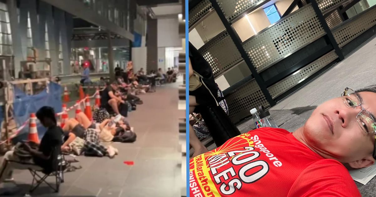 People Bought Tents & Chairs to Queue Up Overnight For Chinese Visa in ...