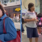 Badge Lady Questions Security Guards Like a Lawyer in Her Own Trial