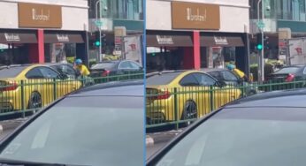 Cyclist Spotted Jumping Onto Hood of Car at East Coast Road & The Car Drove Forward Regardless