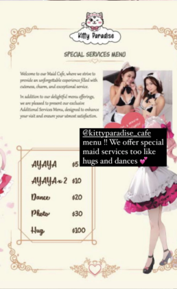 Influencer Kiaraakitty Opens Pop-Up Café With “Special Services” Like