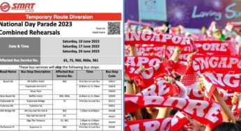 Bus Services & Some Roads Will be Amended or Closed for NDP Rehearsal
