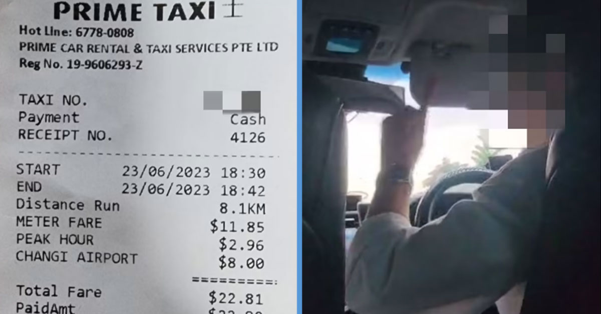 Taxi Driver Allegedly Turned Aggressive As Passenger in Changi Airport is Only Going to Tampines