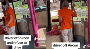 Bus Driver Turned Off Air-Con & Refused to Drive After Man Boarded with Durians