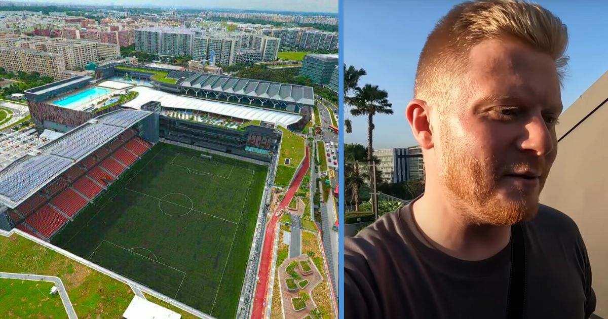 Tourist calls Our Tampines Hub 'world's weirdest stadium' after