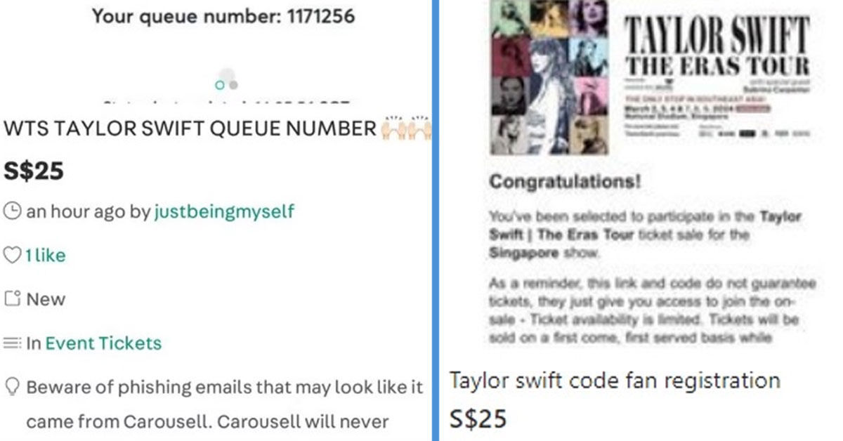 people-are-selling-taylor-swift-queue-numbers-access-codes-on