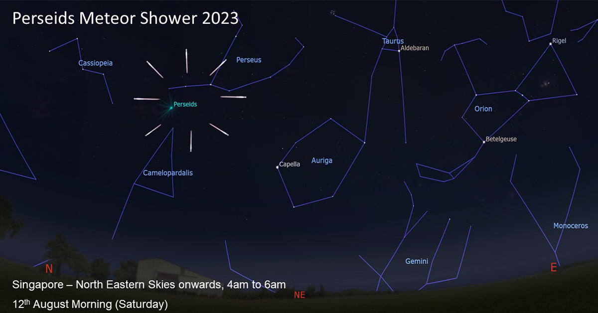 Perseids Meteor Shower Will be Visible in Singapore on 12 Aug & 13 Aug ...