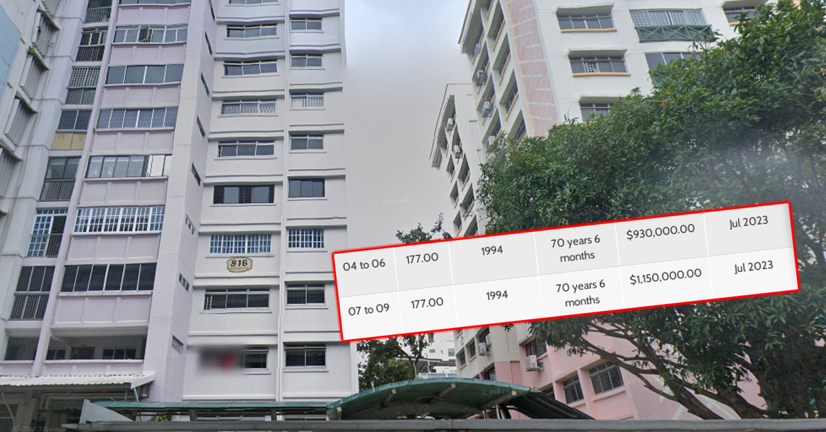 2 SameSized HDB Units in the Same Block in Woodlands Were Resold With