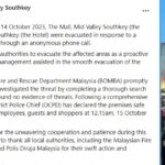 JB's Mid Valley Southkey mall confirms 'security threat' via phone