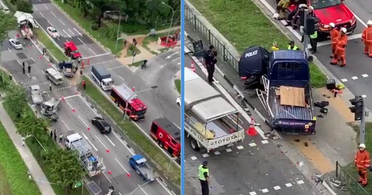 28YO Dies After Being Pinned Under A Lorry In 7-Vechicle Accident In ...