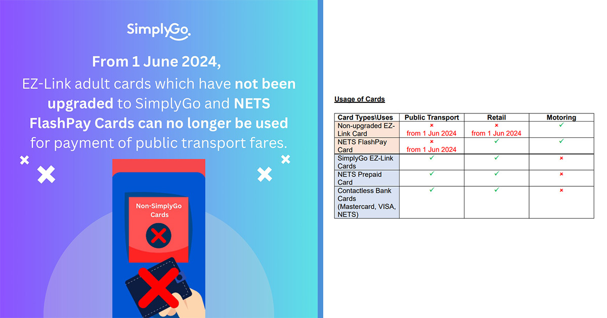 Everything About the Phasing Out of Older EzLink Cards That Aren’t