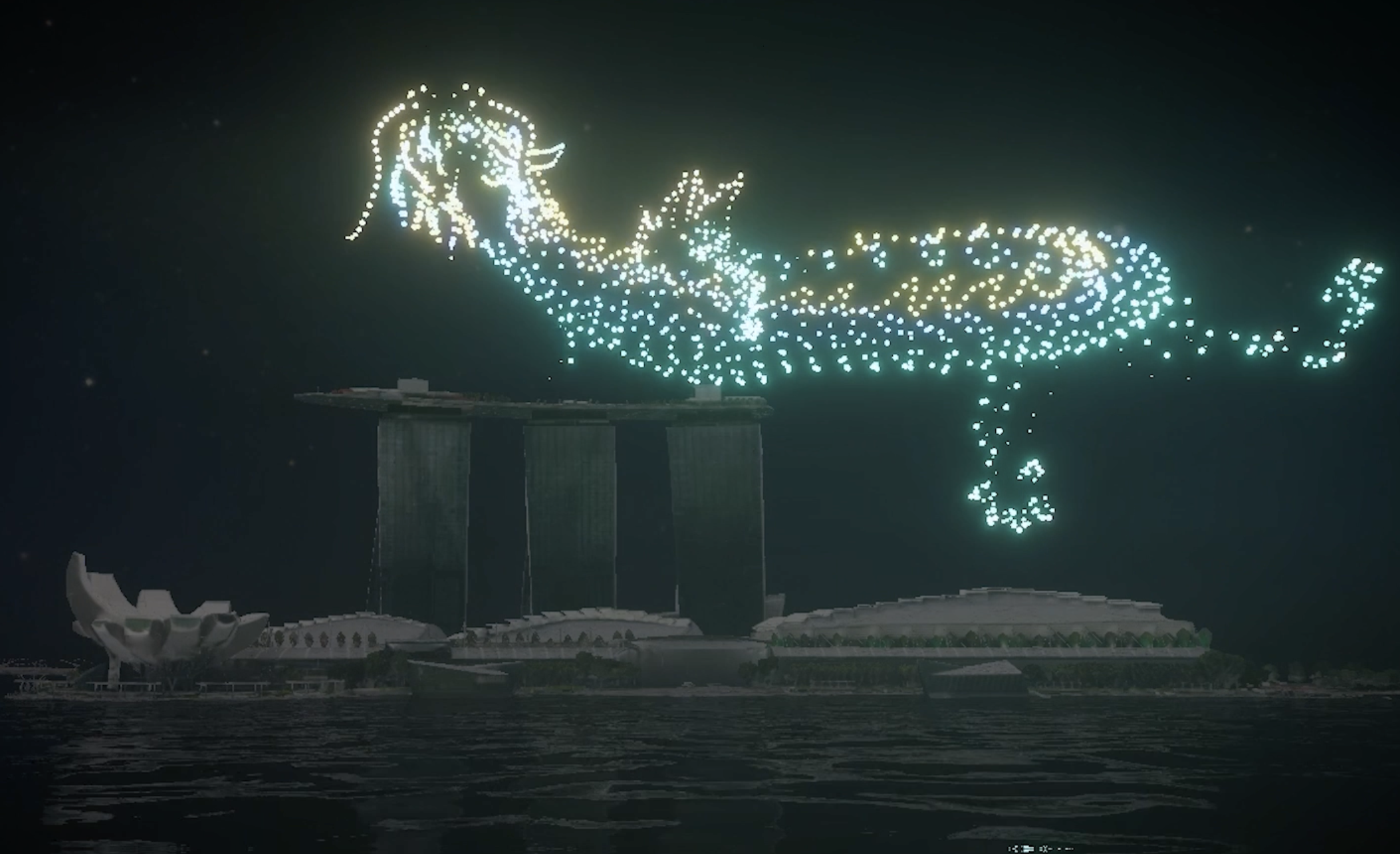 1,500 Lighted Drones Will Form the Shape of a Dragon for 6 Nights in February  2024 - Goody Feed