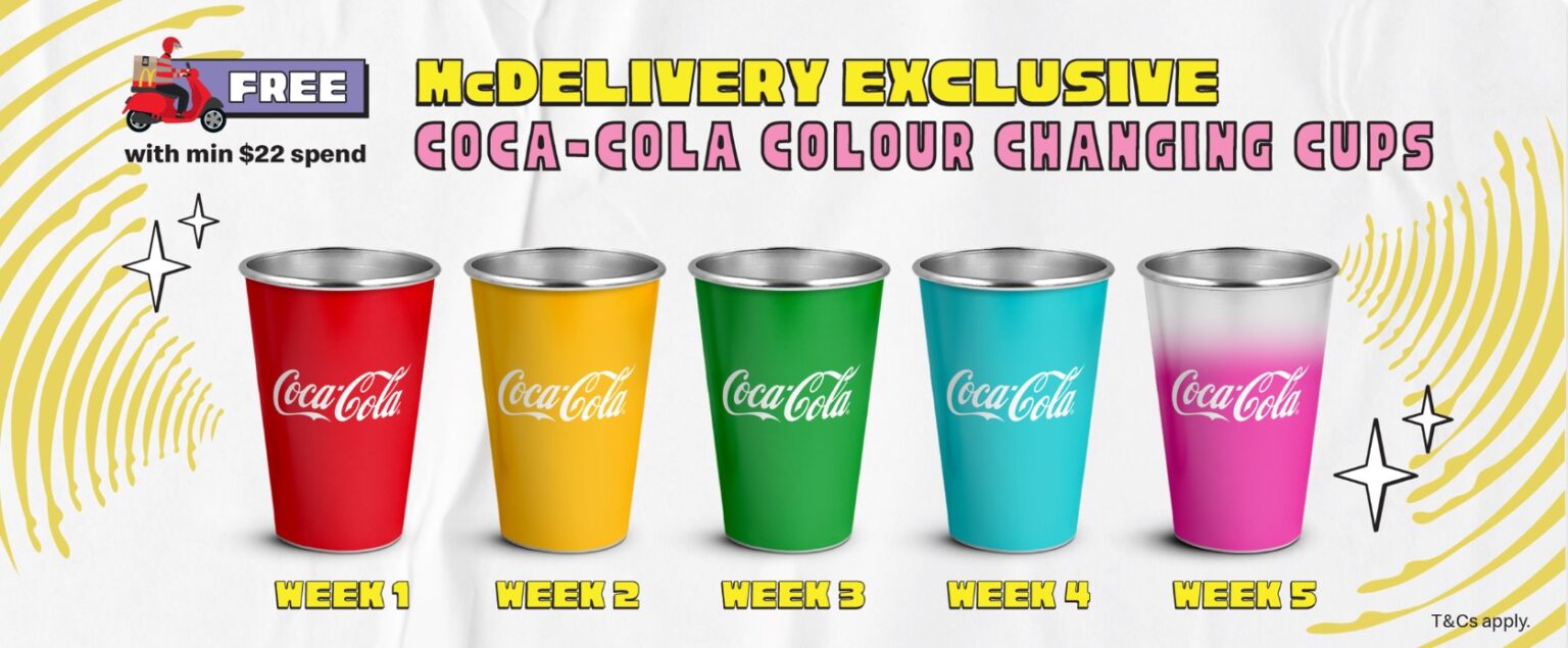 McDonald’s Colour Changing Cups Are Now Available from McDelivery