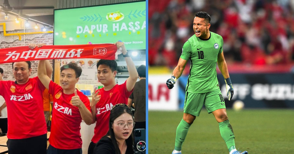 S’pore Goalkeeper Hassan Sunny’s Nasi Padang Stall Went Viral Amongst
