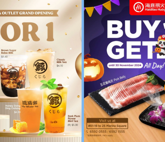 4 Good Deals In October 2024, Including 1-for-1 Bubble Tea, Free Fish And Chips & More