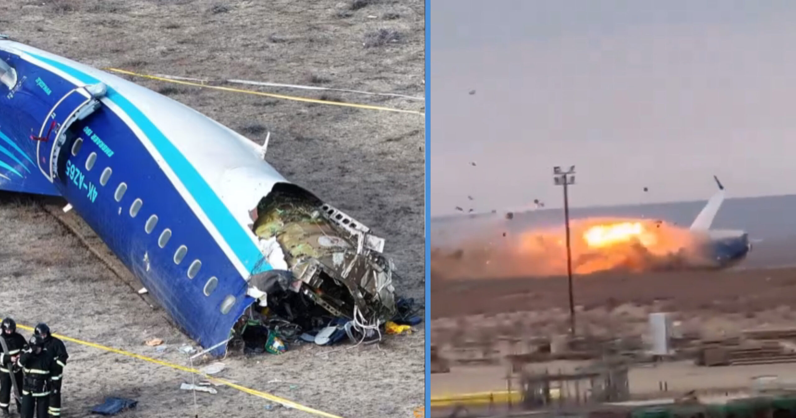 azerbaijan airlines plane crash news