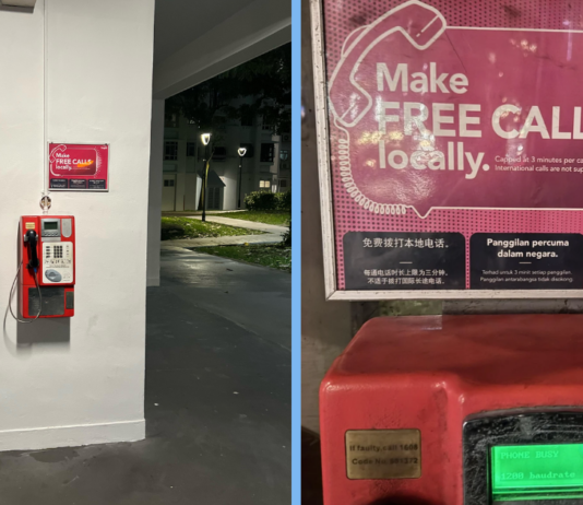 It Turns Out That There Are Free Payphones Around S’pore