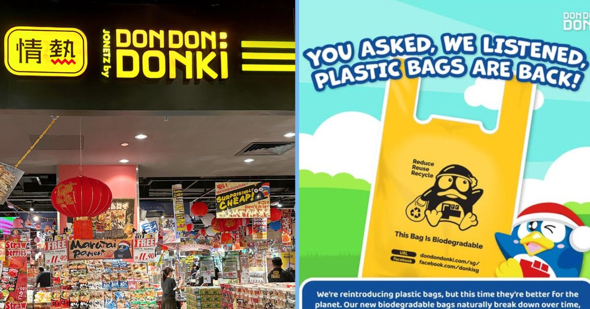 Don Don Donki Reintroduces Biodegradable Plastic Bags for 5 Cents