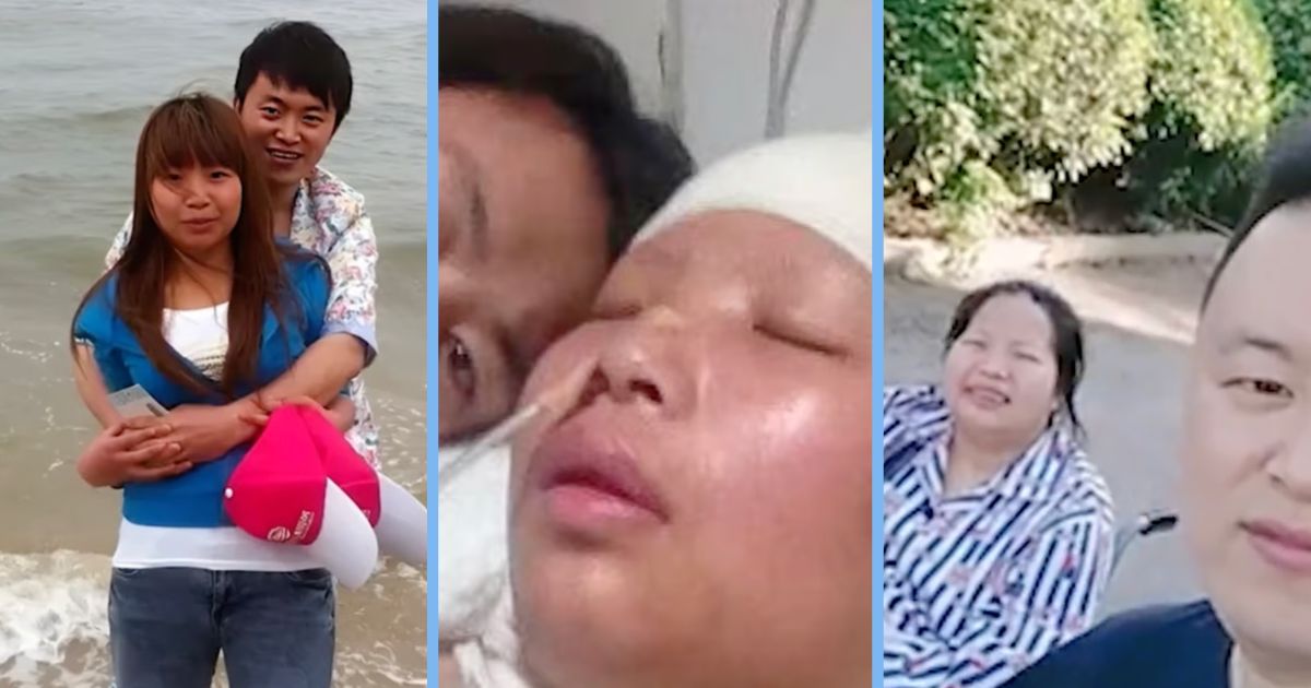 Chinese Man Devotes 10 Years to Fiancee After Accident Leaves Her With the Mind of a Child