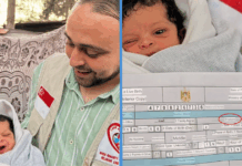 Palestinian Couple Names Newborn Daughter Singapore After City-State’s Humanitarian Aid Saves Family in Gaza War palestine-couple-name-daughter-singapore