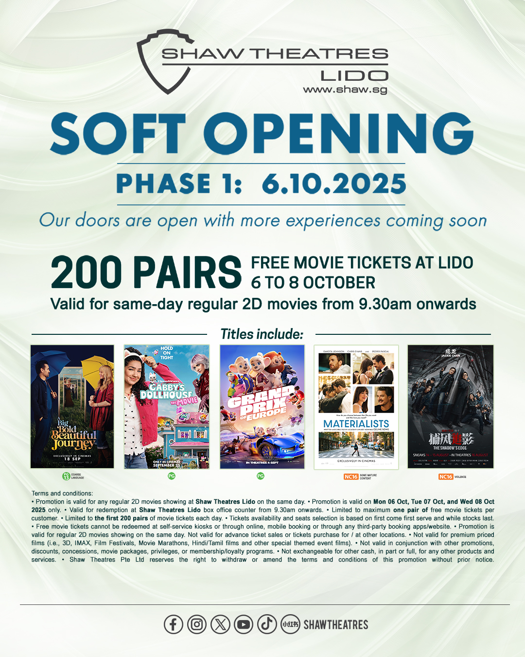 shaw-free-tickets