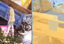 Delivery Rider Hospitalised with Exposed Bone Wound after Collision with Lorry on Commonwealth Avenue delivery-rider-crash-lorry