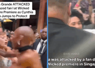 Australian Man Jailed 9 Days, Deported and Banned from Singapore After Rushing Ariana Grande at Wicked Premiere man-deported-singapore-wicked